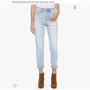 Madewell Perfect Summer Jean size 27